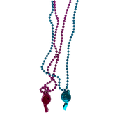 Collar beads silbato x2